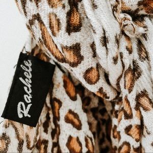 Rachele Accessories - Cheetah print scarf women’s brown accessories OS Rachele Accessories - Cheetah print scarf women’s brown accessories OS